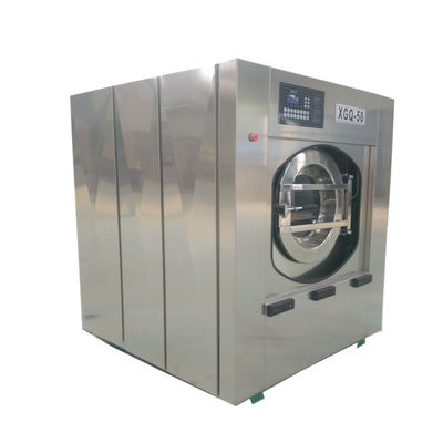 100kg SUS304の前部負荷商業用等級の洗濯機の閉鎖した構造